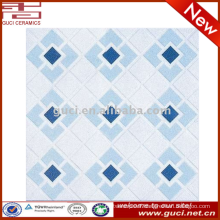 heavy duty heat resistant non slip light blue low price ceramic floor tiles